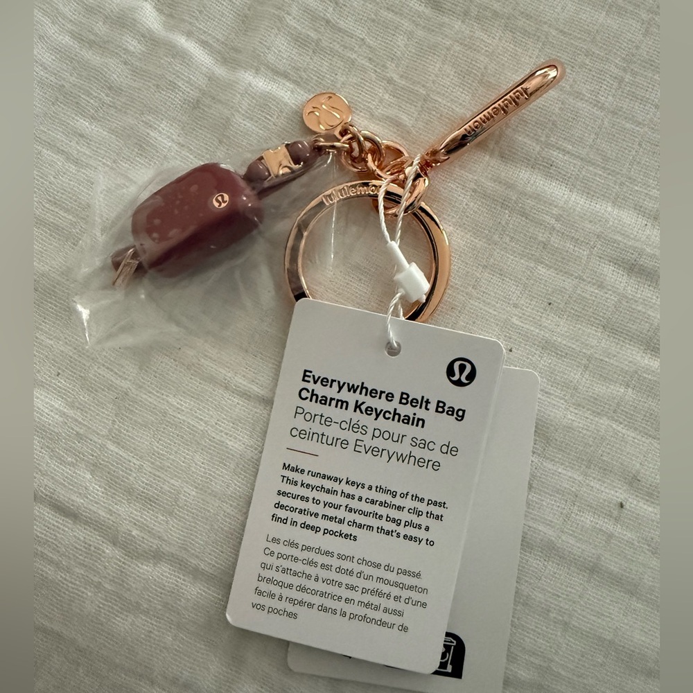 NWT Everywhere Belt Bag Charm Keychain